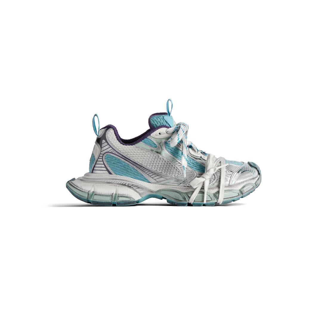 Women’s 3xl Sneaker  in Light Blue/white/purple - Image 1